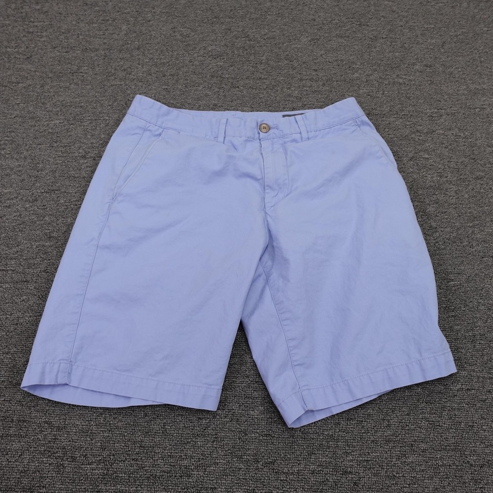 Bonobos Shorts Mens 31 Light Blue Chino Cotton 9 Inseam Casual Summer Wear